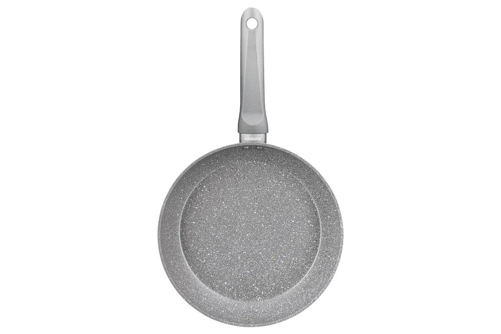 ARDESTO Сковорідка Gemini Gourmet з кришкою 24 см, сірий, алюміній - фото 5