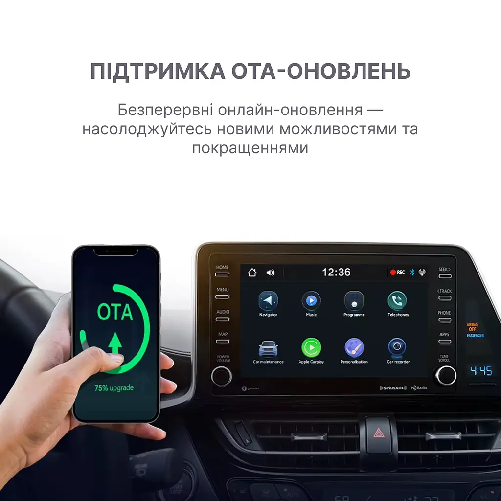 Бездротовий USB адаптер XUDA 2в1 для автомобіля Apple CarPlay та Android Auto, WiFi 5G, Bluetooth 5.0 - фото 6