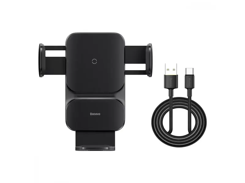Автомобільний тримач BASEUS Wisdom Auto Alignment Car Mount Wireless Charger QI 15W Air Outlet base (CGZX000001) - фото 4