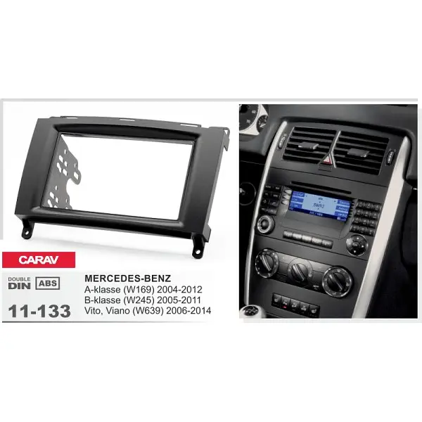 Переходная рамка Mercedes-Benz Vito, Viano, Sprinter, W639, W169, W245 Carav 11-133 - фото 4