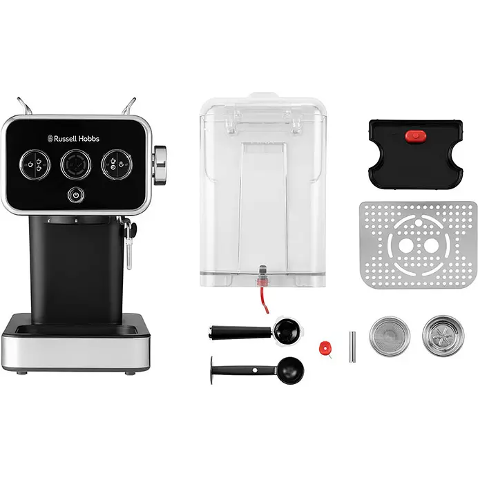 Кавоварка еспрессо Russell Hobbs Distinctions 26450-56 чорно-сріблястий (25022016001) - фото 2