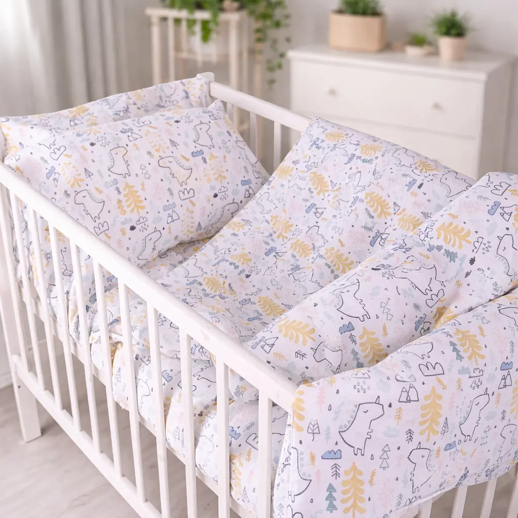 Дитяча постільна білизна MIRSON BABY фланель Dino 110х160см (2200012800836) - фото 9