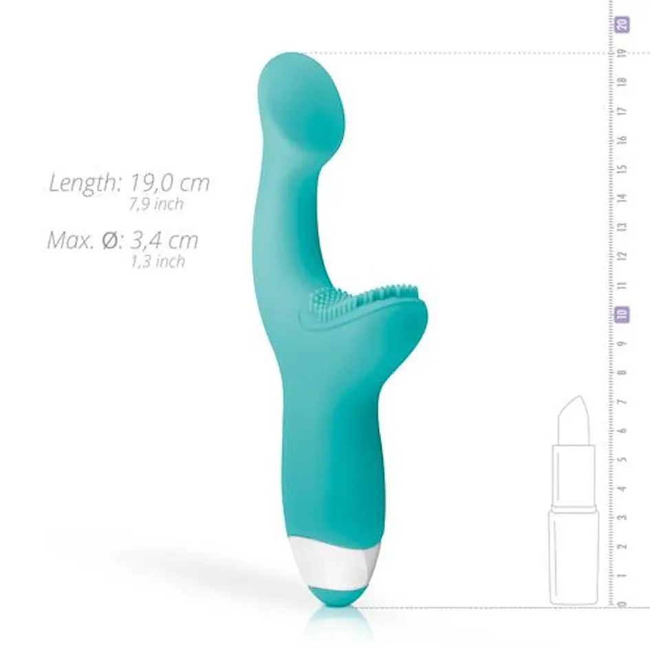 Вібратор EasyToys Yuki G-Spot, 19 см (м'ятний) - фото 2