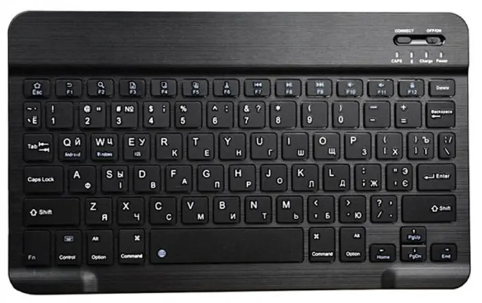 Чохол-підставка універсальна з Bluetooth клавіатурою для планшетів (9.5", 9.6", 9.7", 10", 10.1"), White - фото 4