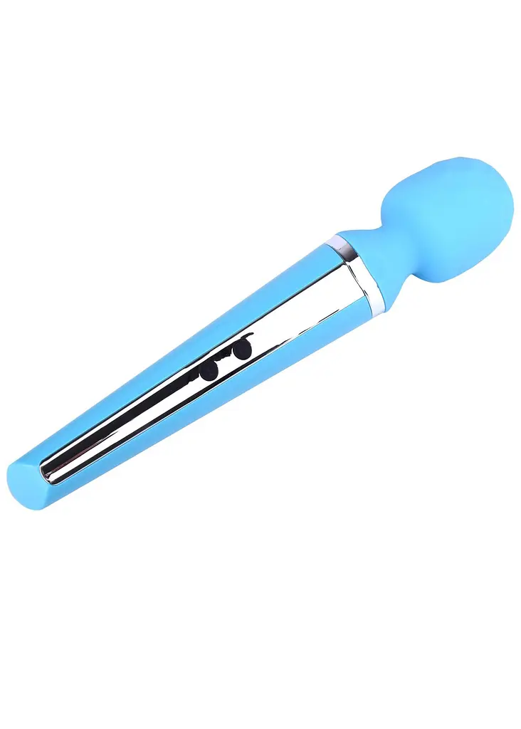 Вібромасажер B - Series Magic Massager Genius, 31.5 см (блакитний) - фото 2