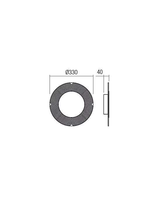 Бра Redo TATOO PL LED 7W 3000K BK (5.1.2) 01-2687 - фото 2