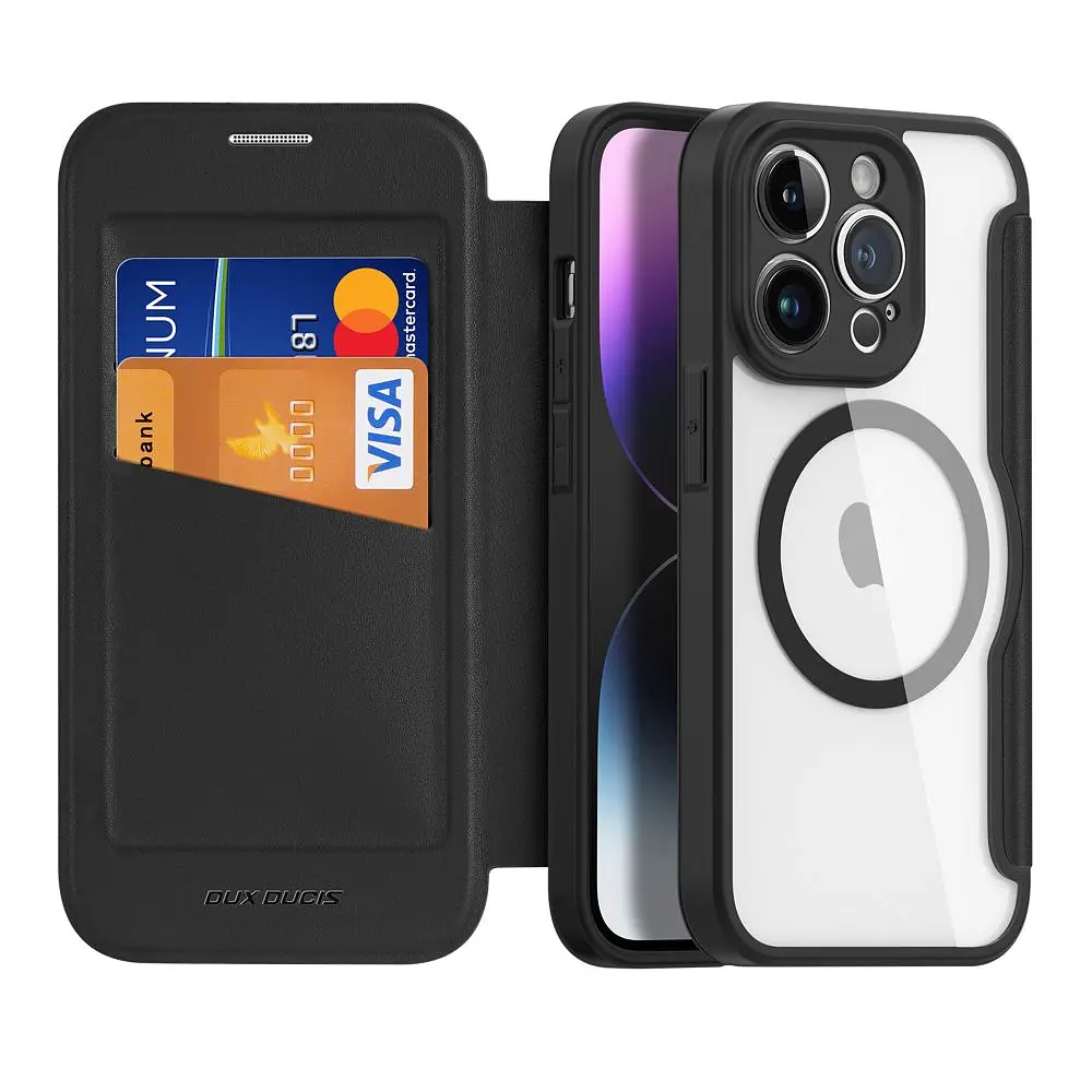 Чохол-книжка Dux Ducis Skin X Pro MagSafe Apple Phone 14 Pro Black (35098_3344946) - фото 3