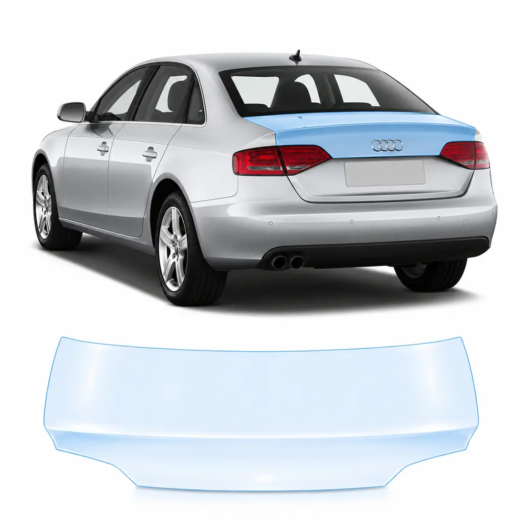 Антигравійна захисна бронеплівка за лекалами для Audi A4 B8 2008-2015 - зона кришки багажника - фото 2