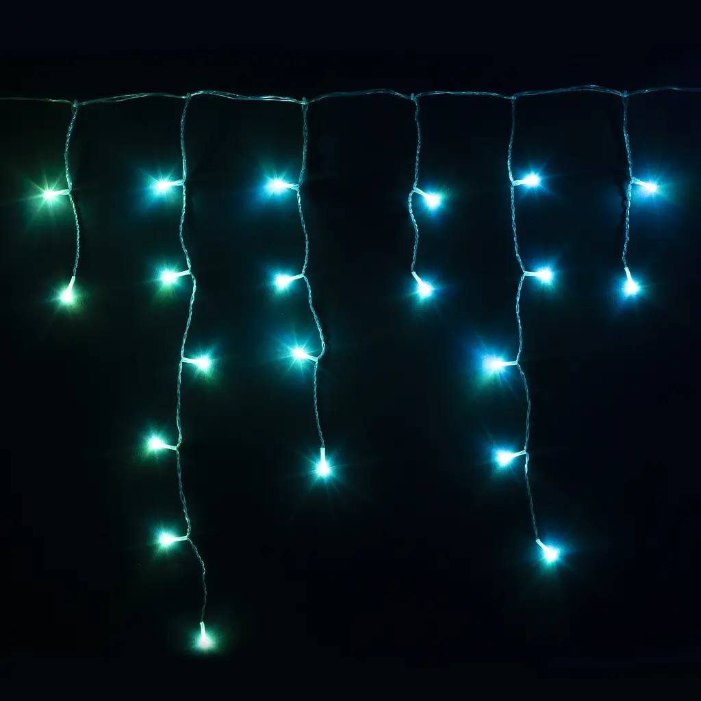 Twinkly Smart LED Гірлянда Twinkly Icicle RGB 190, Gen II, IP44, довжина 5м, кабель прозорий - фото 8