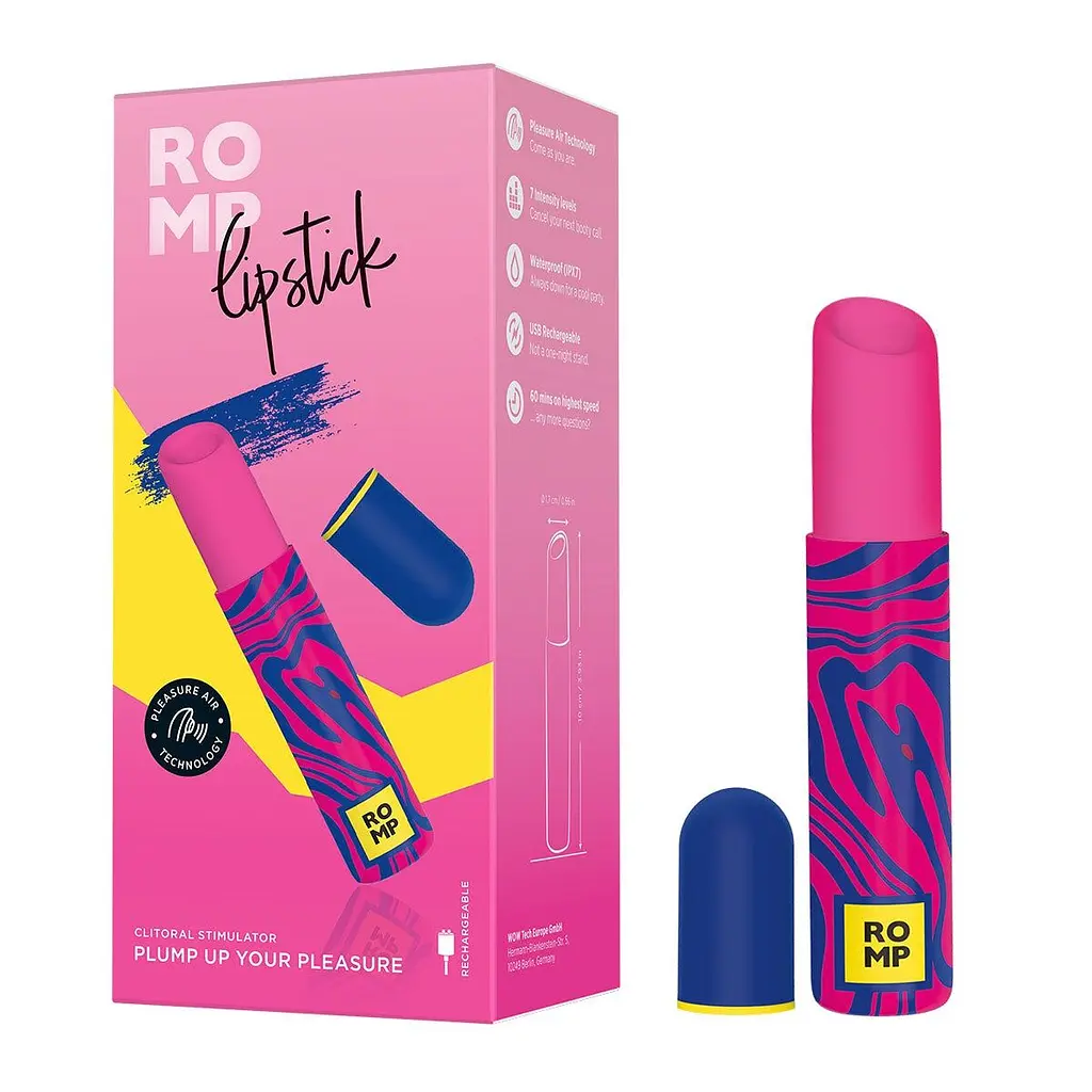 Стимулятор Romp Lipstick Вакуумний клітора - фото 7