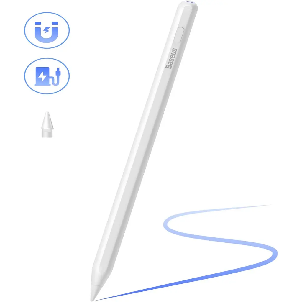 Стилус Baseus Smooth Writing 2 Series Dual Charging Moon White (P80015804213-00) [165256] - фото 5