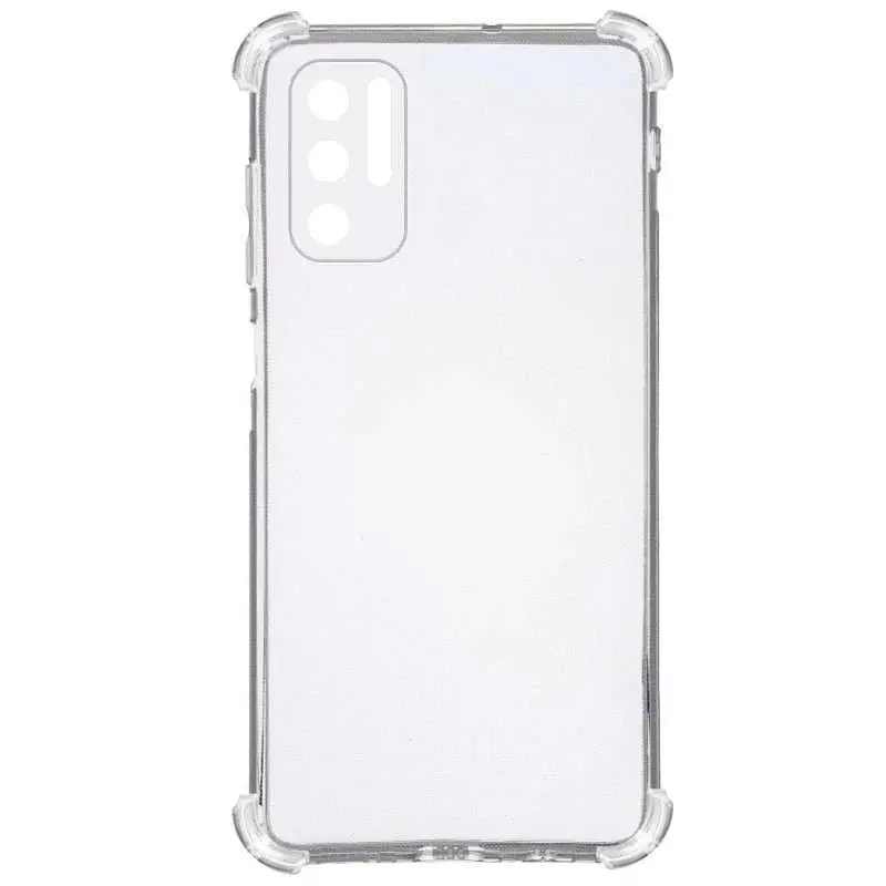 TPU чохол Getman Ease logo посилені кути Full Camera для Xiaomi Redmi Note 10 5G / Poco M3 Pro Безбарвний прозорий - фото 2