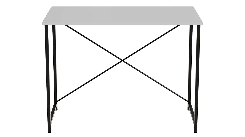Стіл письмовий Line Лайт Ferrum-decor 750x1000x600 Чорний метал ДСП Білий 16 мм (FRD-104843) - фото 4