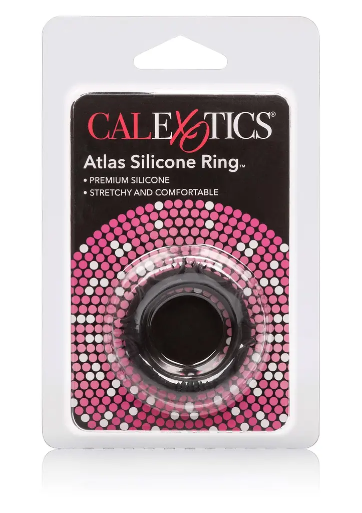 Ерекційне кільце CalExotics Atlas 3.3 см чорний - фото 4