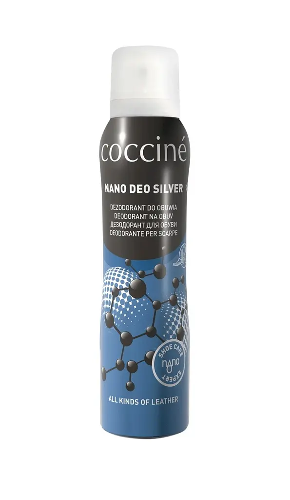 Дезодорант для взуття з іонами срібла Coccine NANO DEO SILVER 150 мл