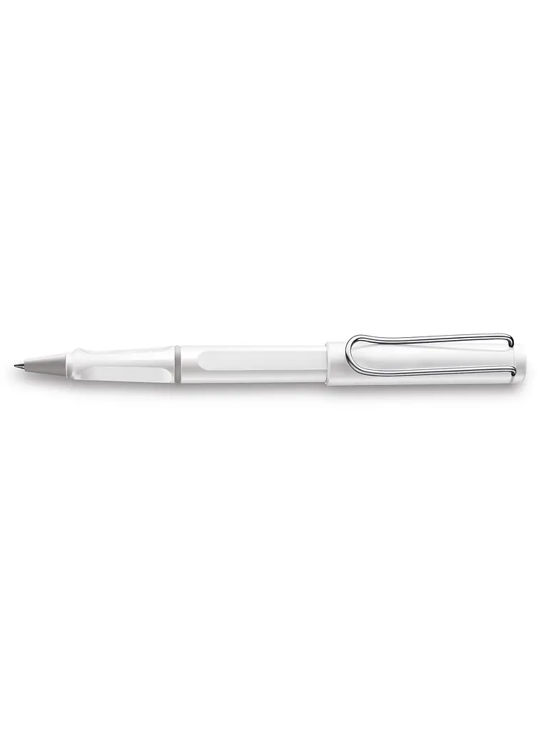 Ручка-ролер Lamy Safari Біла, Стрижень M63 1,0 мм Синій (4001125)