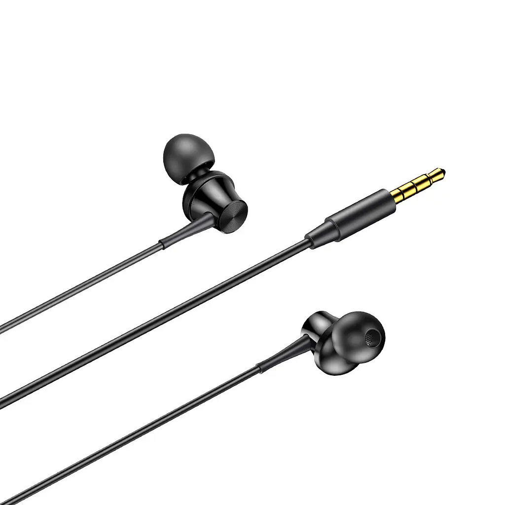 Наушники Koni strong with mic KS-101, 3.5mm, 1.2m, black - фото 3