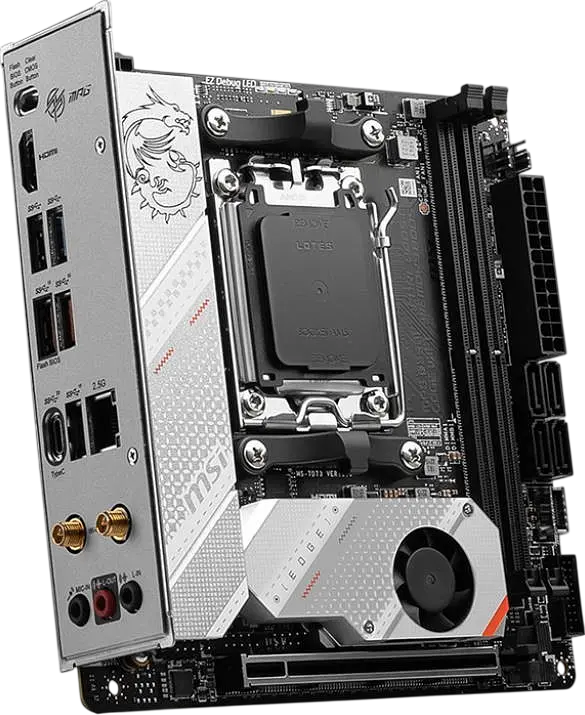 Материнська плата MSI B650I MPG Edge Wi-Fi Socket AM5 (MPG B650I EDGE WIFI) Б/В - фото 2