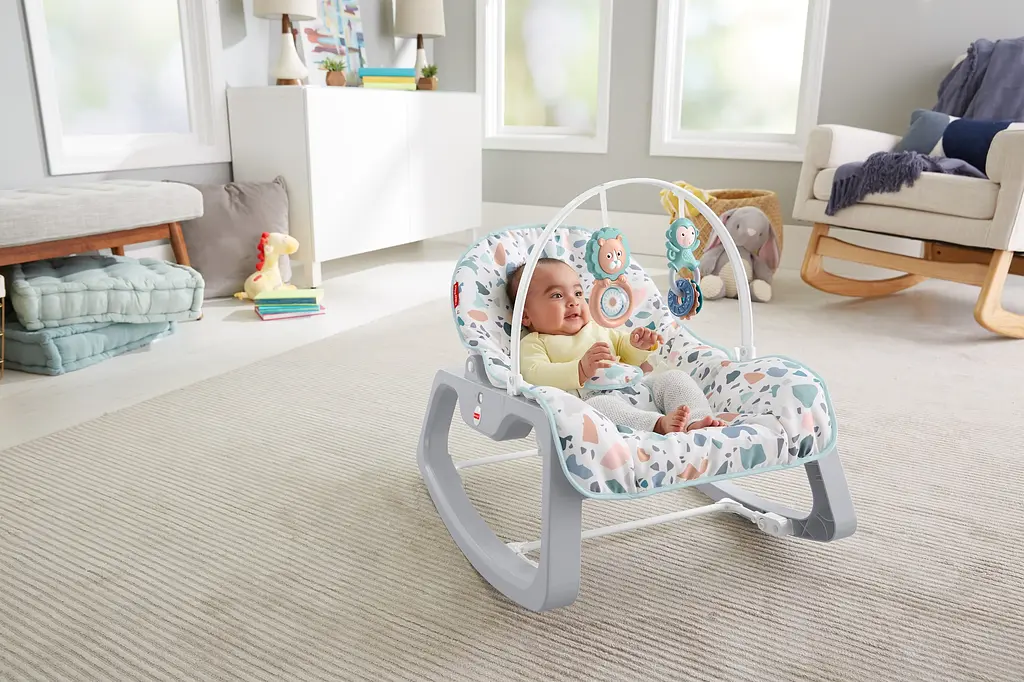 Масажне крісло-качалка Fisher-Price Незабутнє гойдання (GWD39) - фото 5