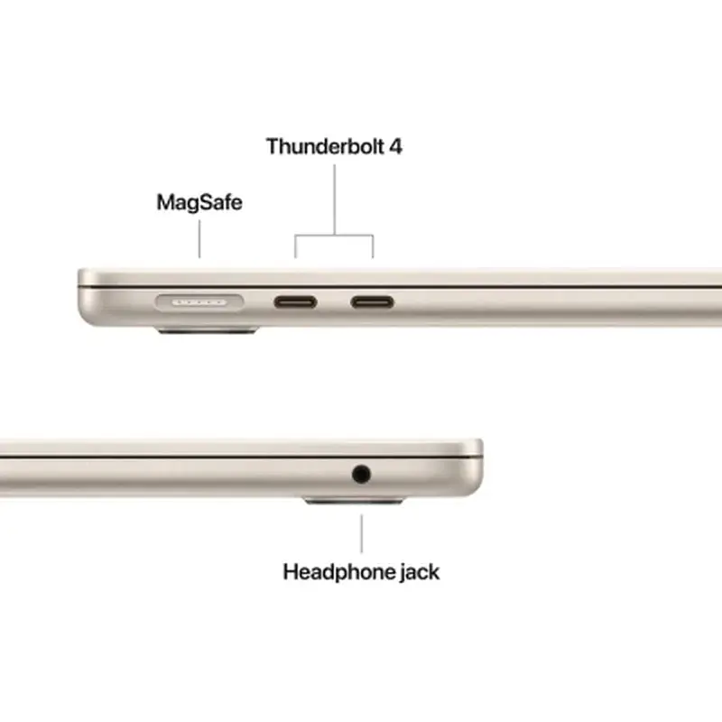 Ноутбук Apple MacBook Air 13 M5 A3449 Starlight (MDHD4UA/A) - фото 6