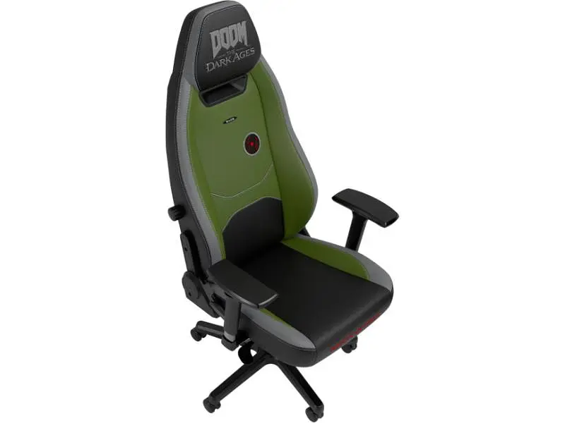 Крісло геймерське Noblechairs Legend Doom The Dark Ages Edition Green (NBL-LGD-PU-DDA) - фото 4