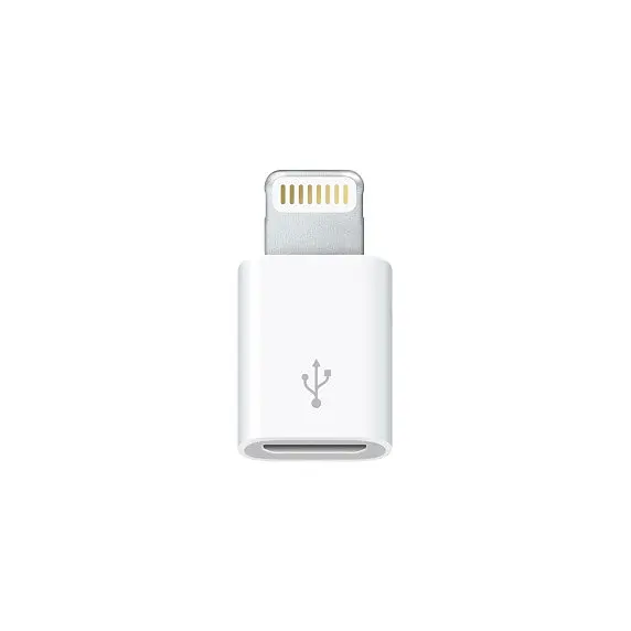 Перехідник-адаптер Apple micro Usb to iPhone 5 6 7 8 Lightning - фото 2