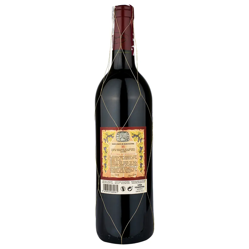 Вино Vina Tondonia Tinto Reserva 2010, красное, сухое, 0,75 л (W6784) - фото 2