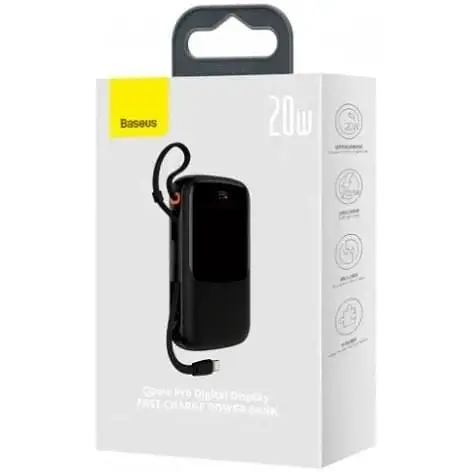Аккумулятор портативный Baseus QPow2 Digital Display PPQD4-20C 20000 mAh (P10055005112-00) - фото 7