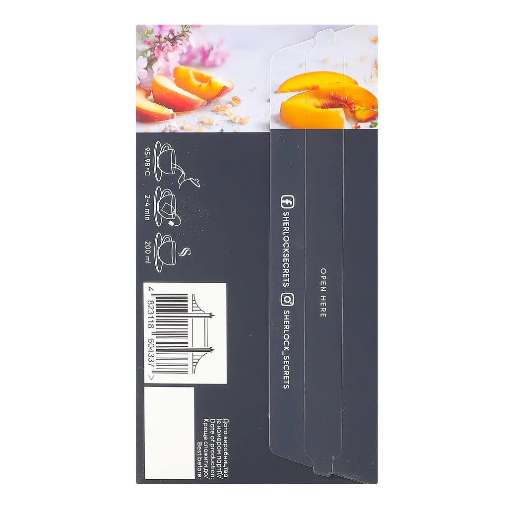 Чай черный Sherlock Secrets Spring Feeling 39.6 г (22 шт x 1.8 г) - фото 5