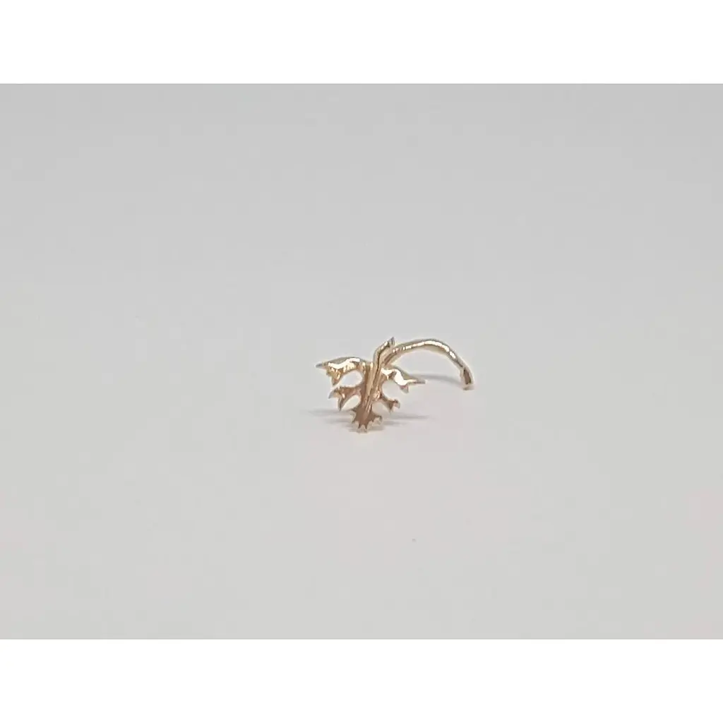 Золота сережка-пірсинг Dear в ніс Dear. 1032 - фото 4