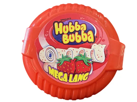 Жувальна гумка Hubba Bubba Bubble Tape Snappy Strawberry 56 г (4009900381352)