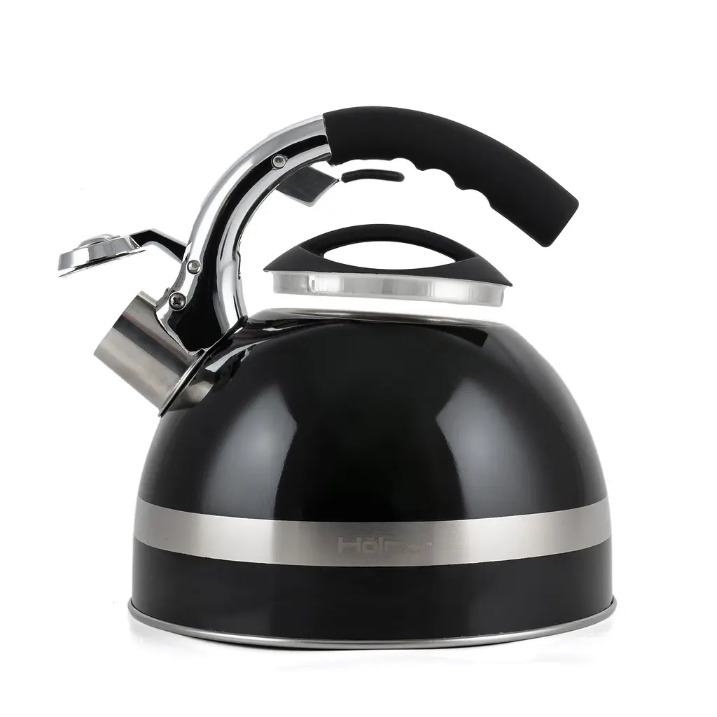 Чайник Holmer зі свистком, 3 л, чорний (WK-2430-BCSDB Melody) - фото 4