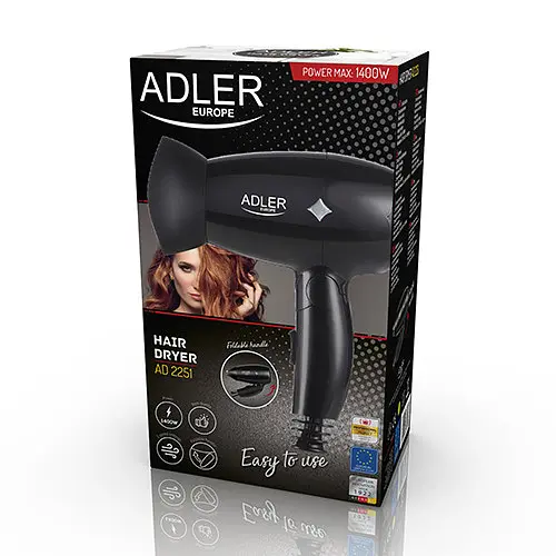 Фен для волос Adler AD 2251 1400w - фото 5
