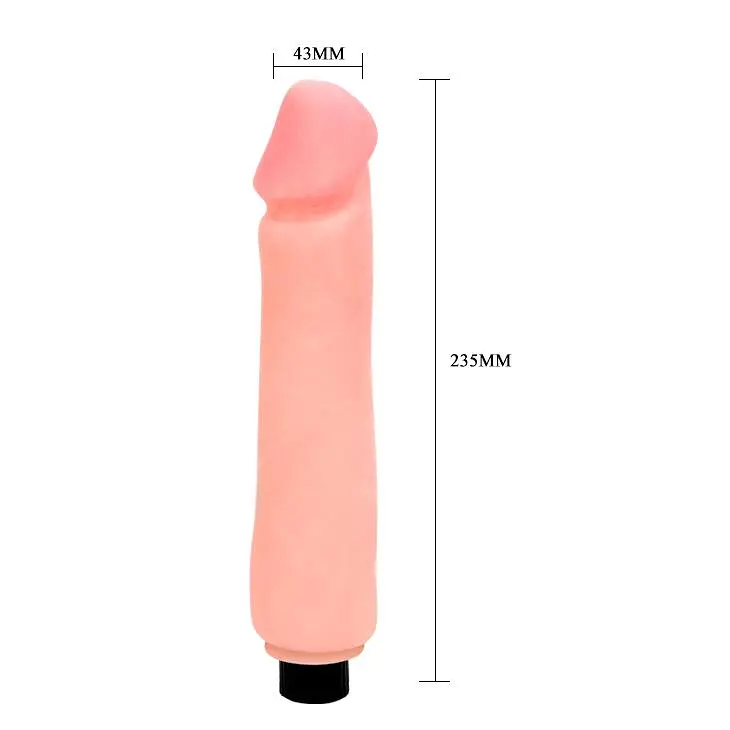 Вібратор Baile Mutlispeed Flexible Vibrator 23.5 см тілесний - фото 4