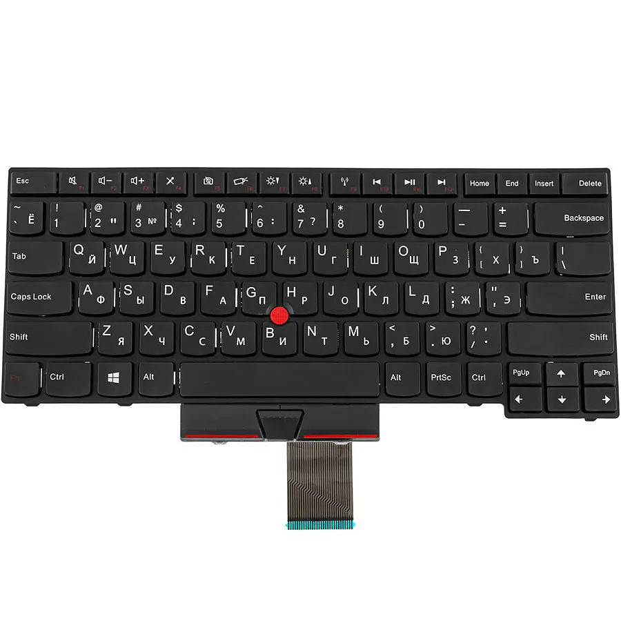 Клавіатура для ноутбука LENOVO (ThinkPad Edge: E330, E335, E430, E435, E445) rus, black - фото 2