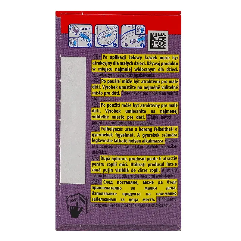 Диски чистоти для унітаза Duck Virtual Violet змінний блок 72 мл (2 шт. х 36 мл)  - фото 2