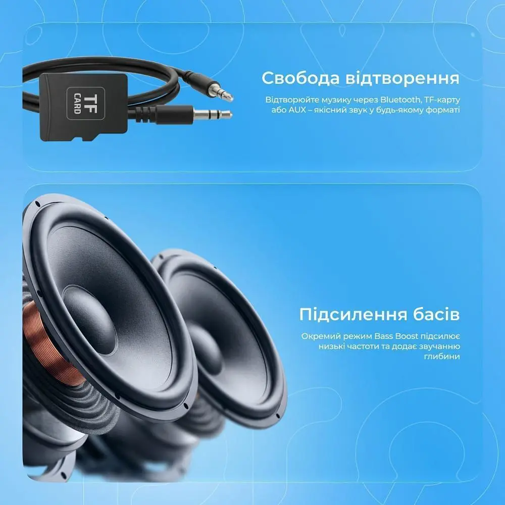 Портативна акустика Proove Third Element SE 20W (APP) black (PSTE2001AP01) - фото 4
