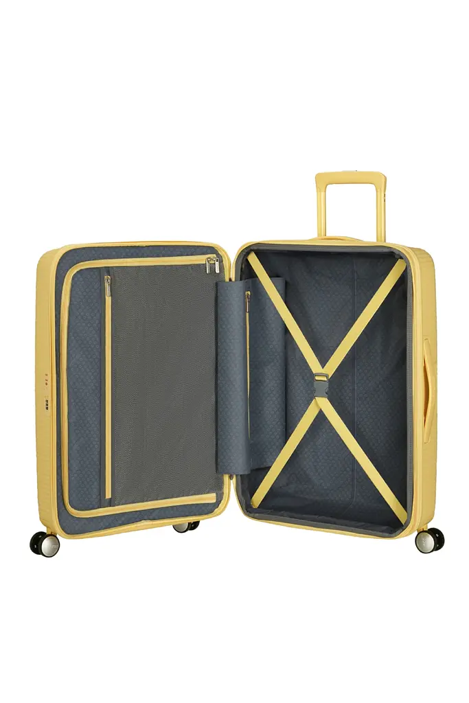 Валіза American Tourister SOUNDBOX 67 см PASTEL YELLOW 67x46,5x29(32) 32G*16002 - фото 2