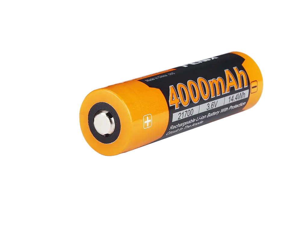 Акумулятор Fenix 21700 4000mAh 3.6V Чорно-жовтий (2472560934) - фото 4