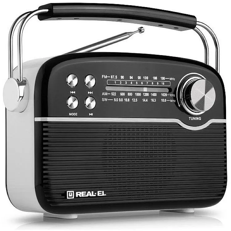 Портативний радіоприймач REAL-EL X-545 Black (EL121800005)