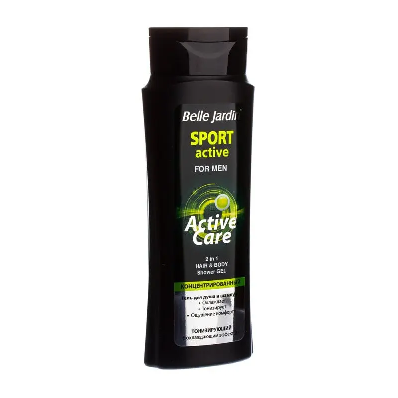 Шампунь для волосся + гель для душу Belle Jardin For Men концентрований Sport Active