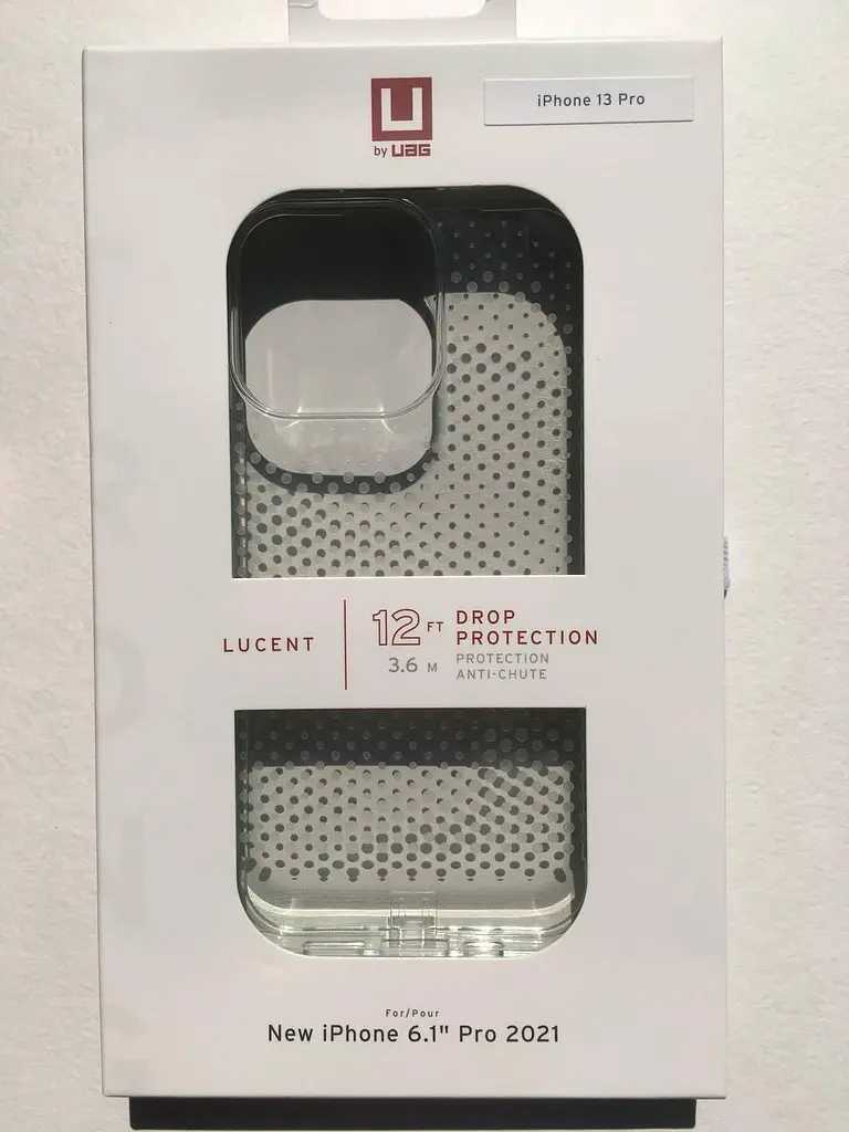 Оригінальний протиударний силіконовий чохол UAG Lucent для iPhone 13 Pro Ice (11315N314343) - фото 3