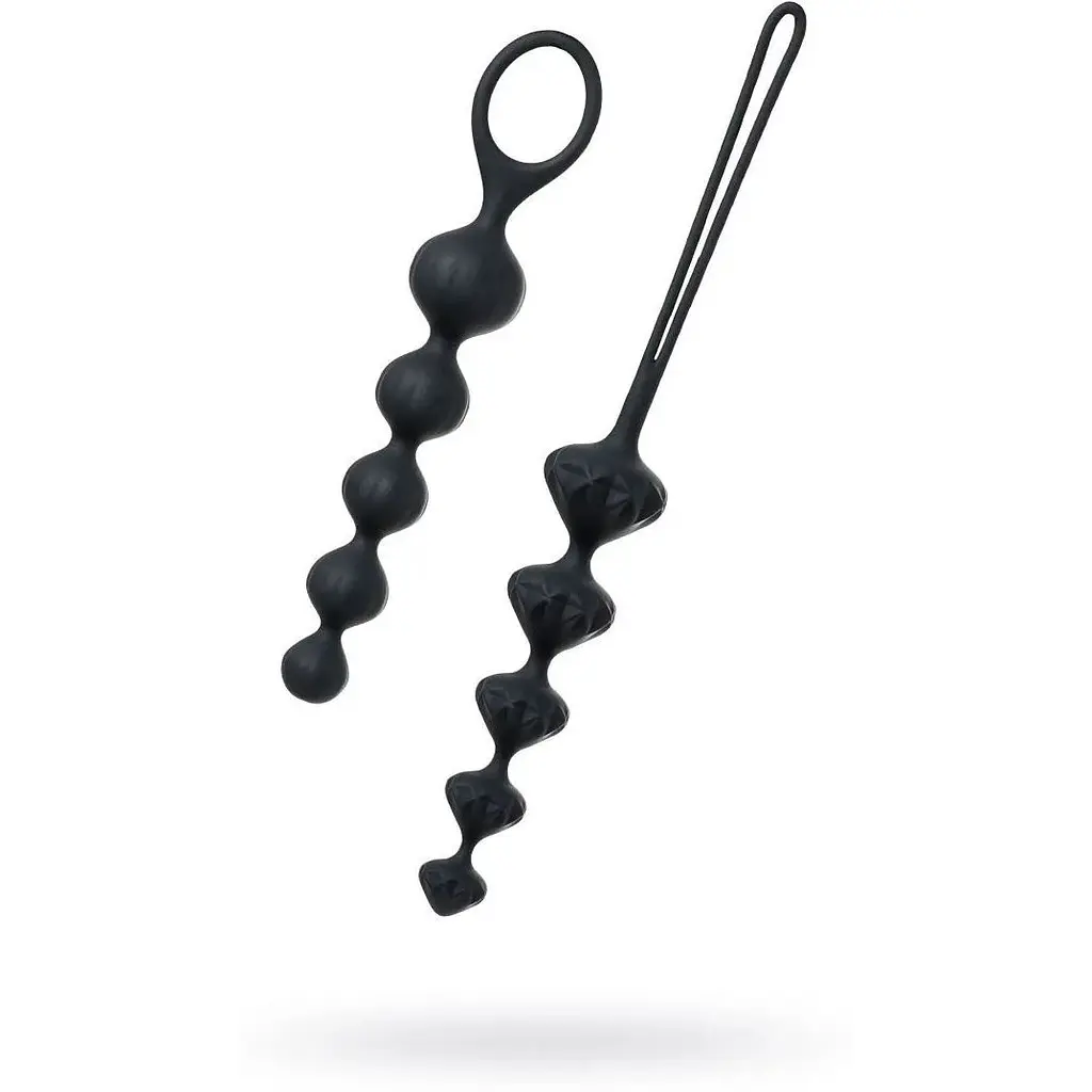Набір анальних намистин Satisfyer Beads Black - фото 2