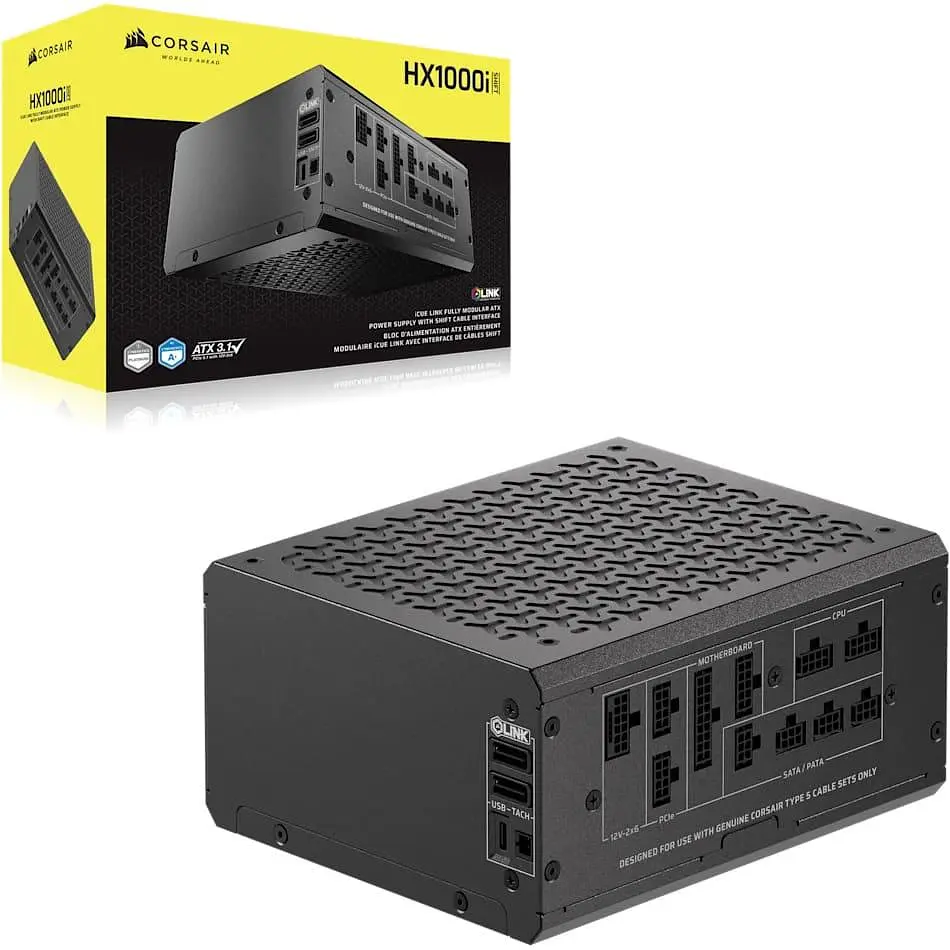 Блок питания Corsair HX1000i 1000W 80+ Platinum (CP-9020265-EU) - фото 2