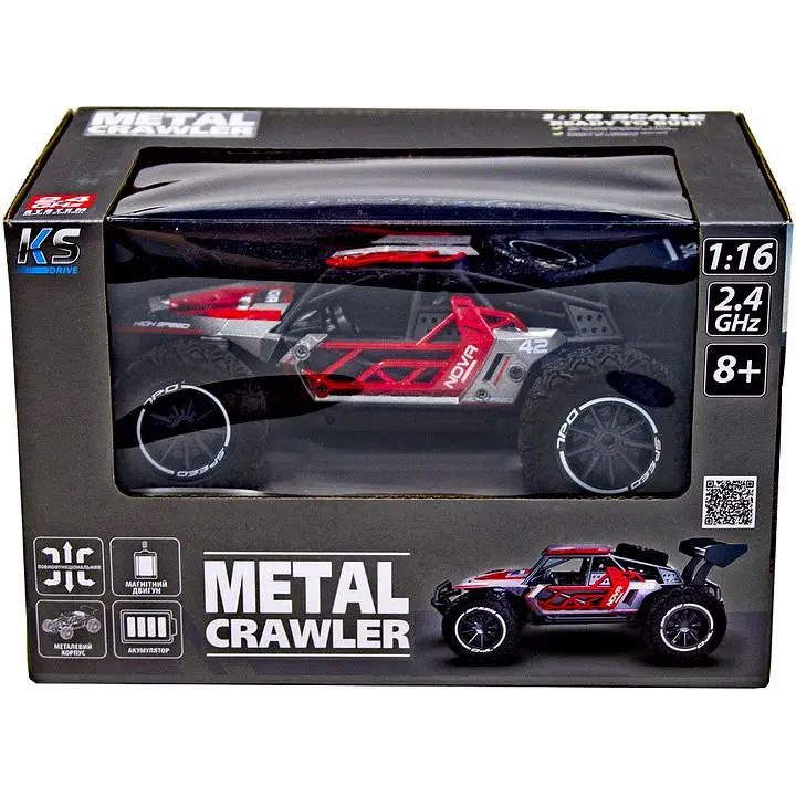 Машинка на радіокеруванні Sulong Toys 1:16 Metal Crawler Nova Red (SL-231RHGR) [114235] - фото 10