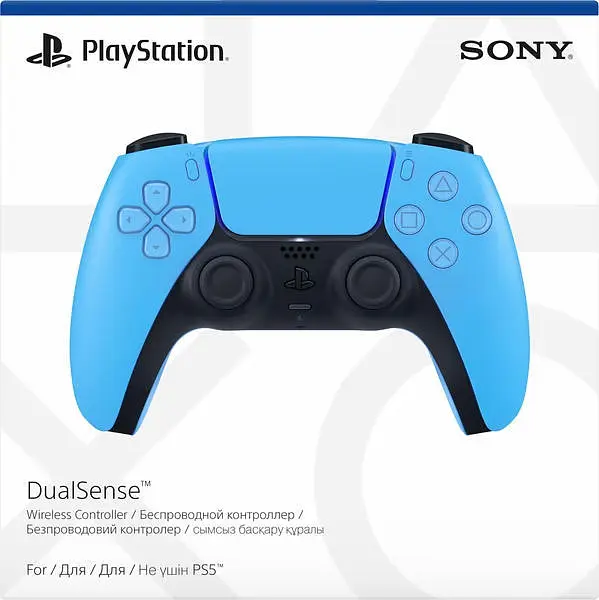 PlayStation 5 Геймпад Dualsense BT, Starlight Blue - фото 7