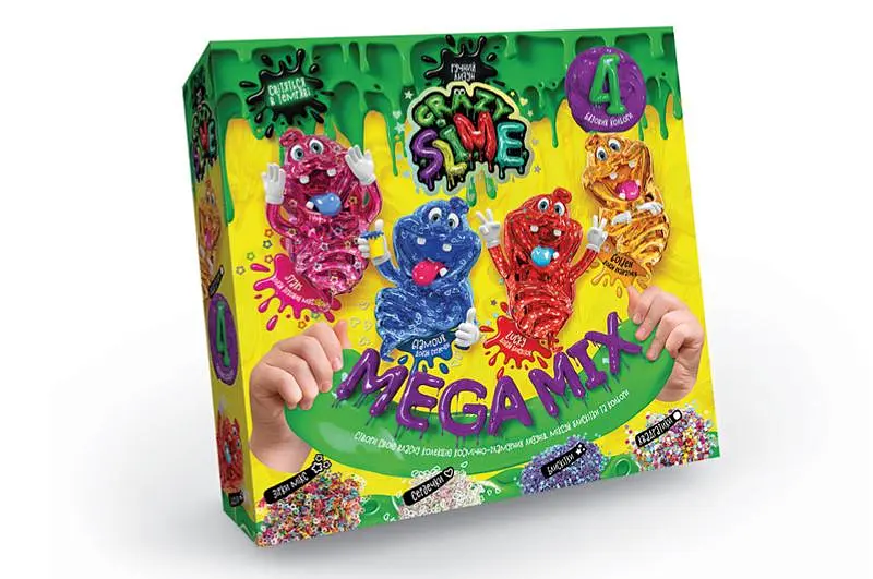 Набір для дослідів SLM-03-01U,02U "Crazy Slime 4в1" DANKO - фото 3