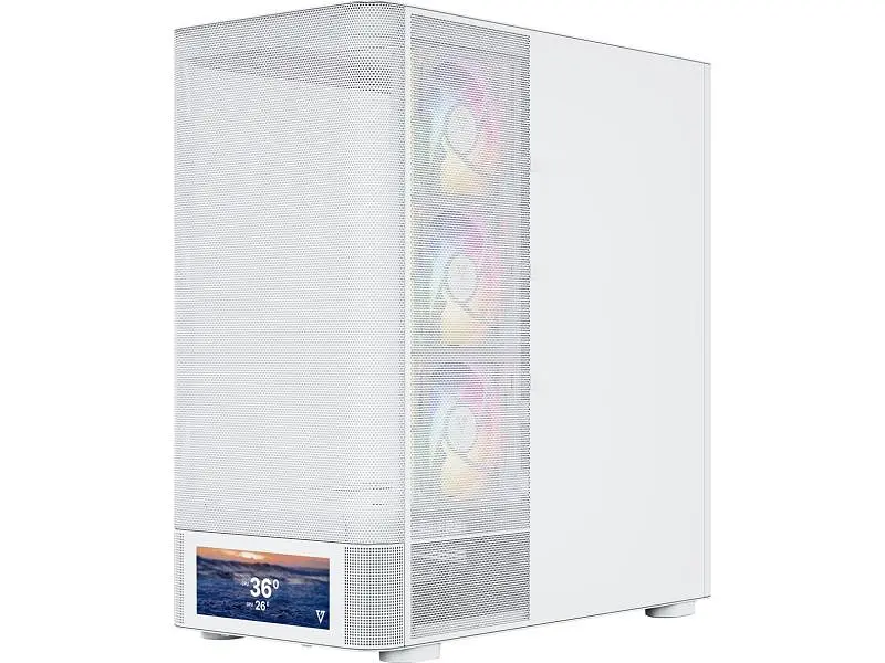 Корпус MODECOM VOLCANO AQ500 ARGB MIDI WHITE (MC-A-AQ500-4FA-W) - фото 3
