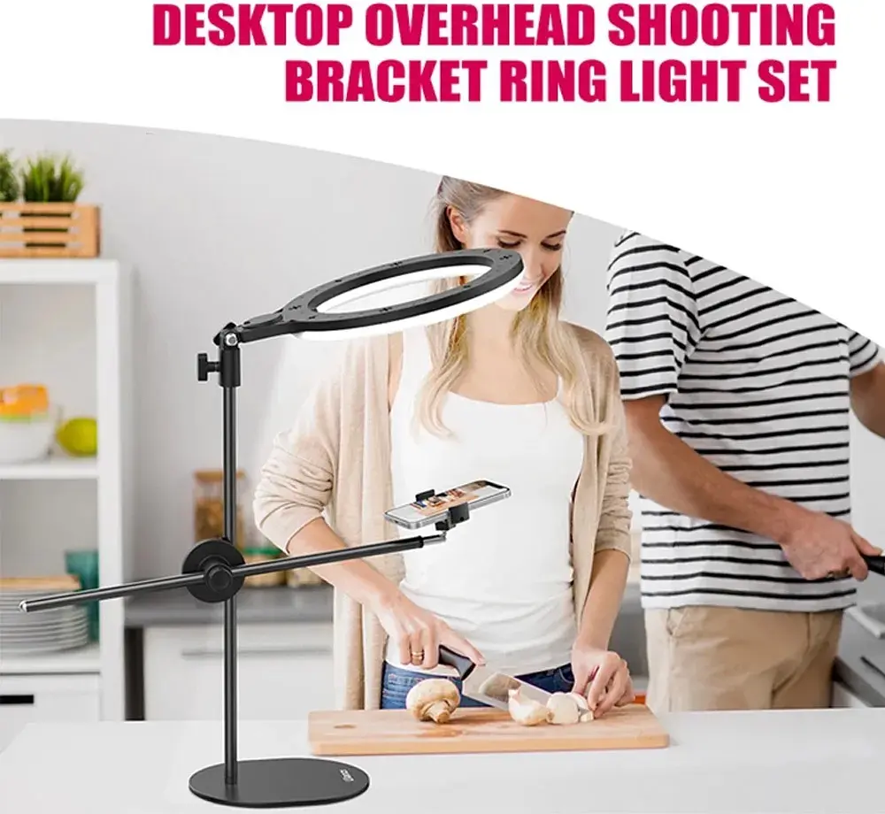 Кольцевая LED лампа Ulanzi T1 26см (UV-2517) [81645] - фото 5