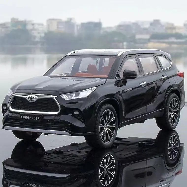 Колекційна металева модель автомобіля АвтоЕксперт Toyota Highlander Hybrid з інерцією, світлом та звуком 1:24 - фото 8